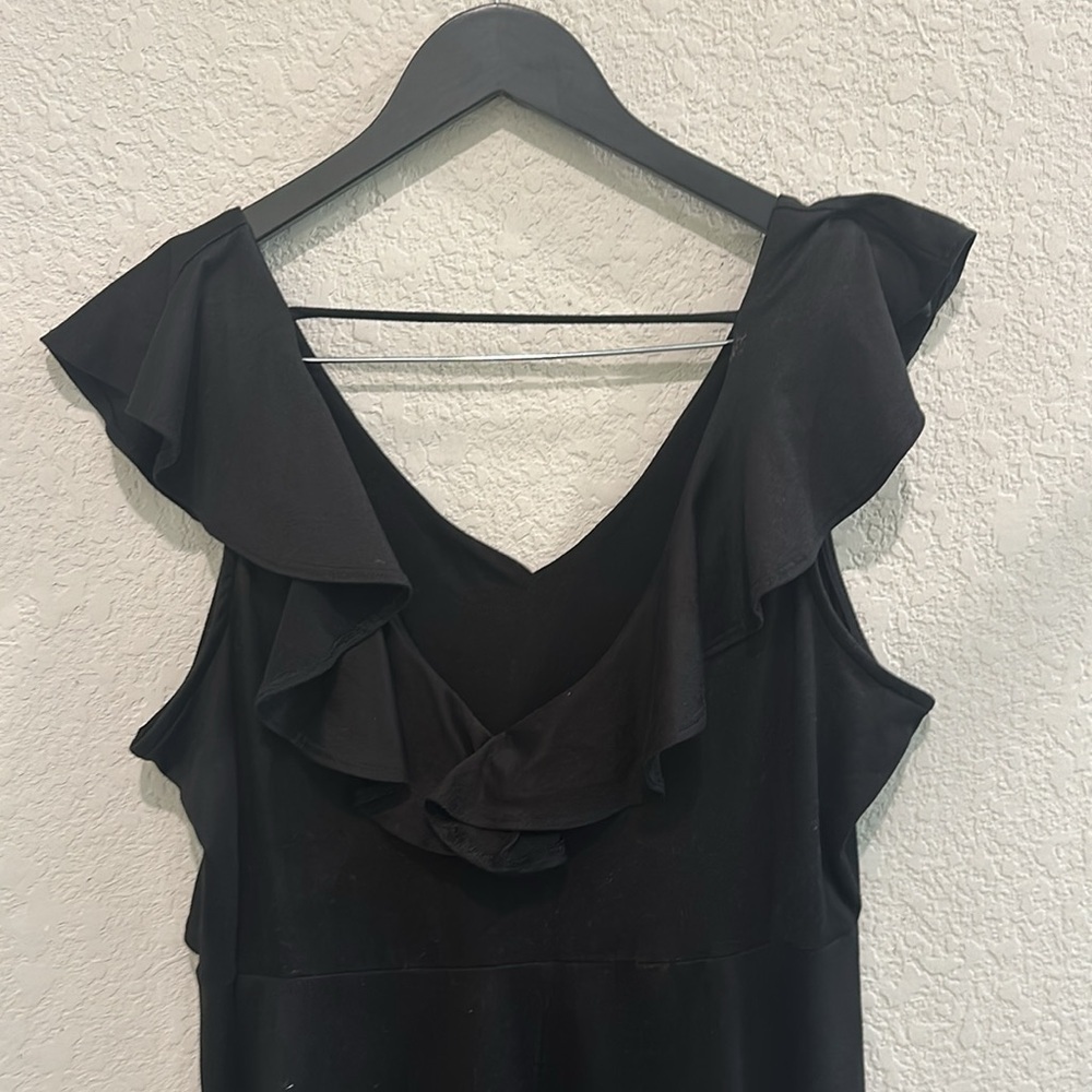 Alya XL little black lounge dress - Picture 7 of 9